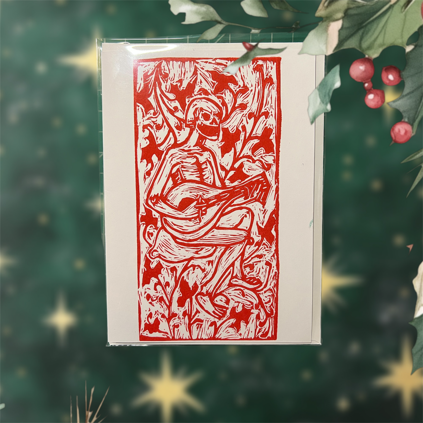 “The Lute Player” Card