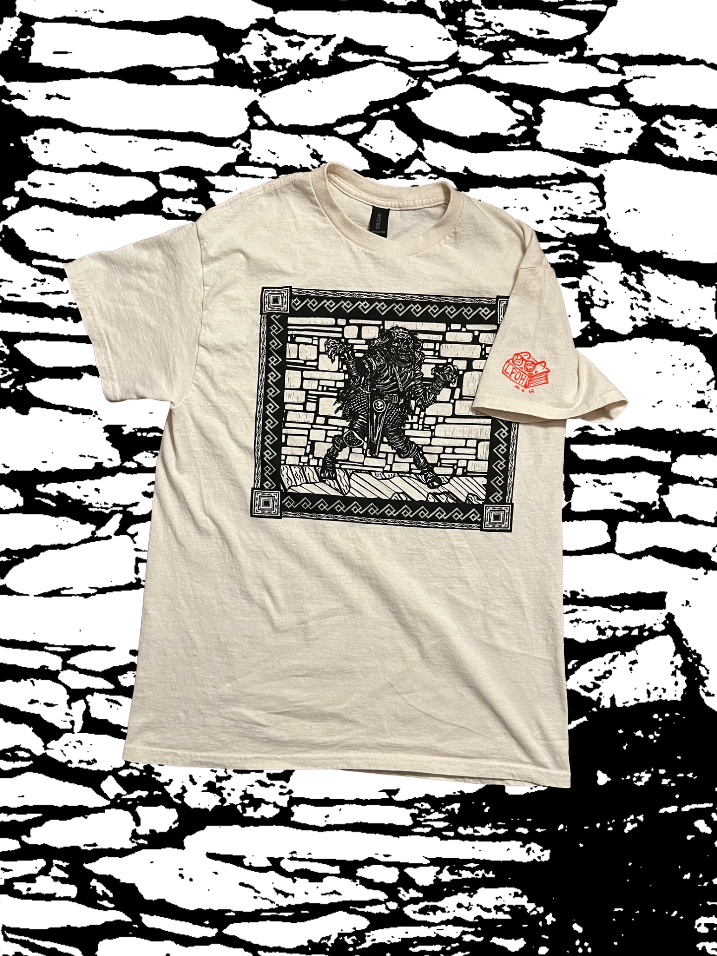 FAIRE - Framed Lich Screen-Printed T-Shirt