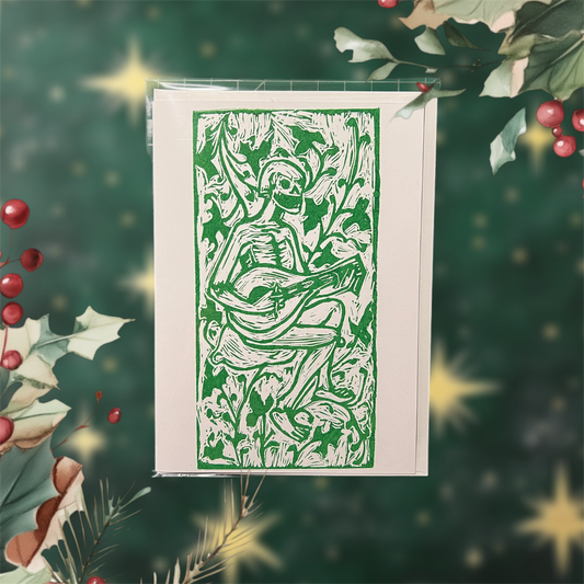 “The Lute Player” Card