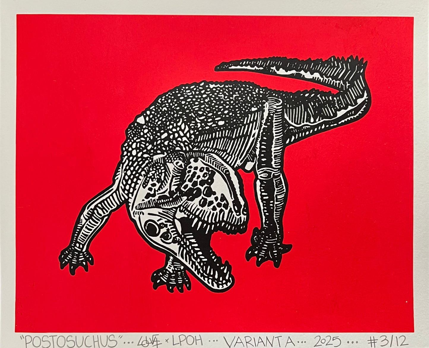 POSTOSUCHUS Screen Print