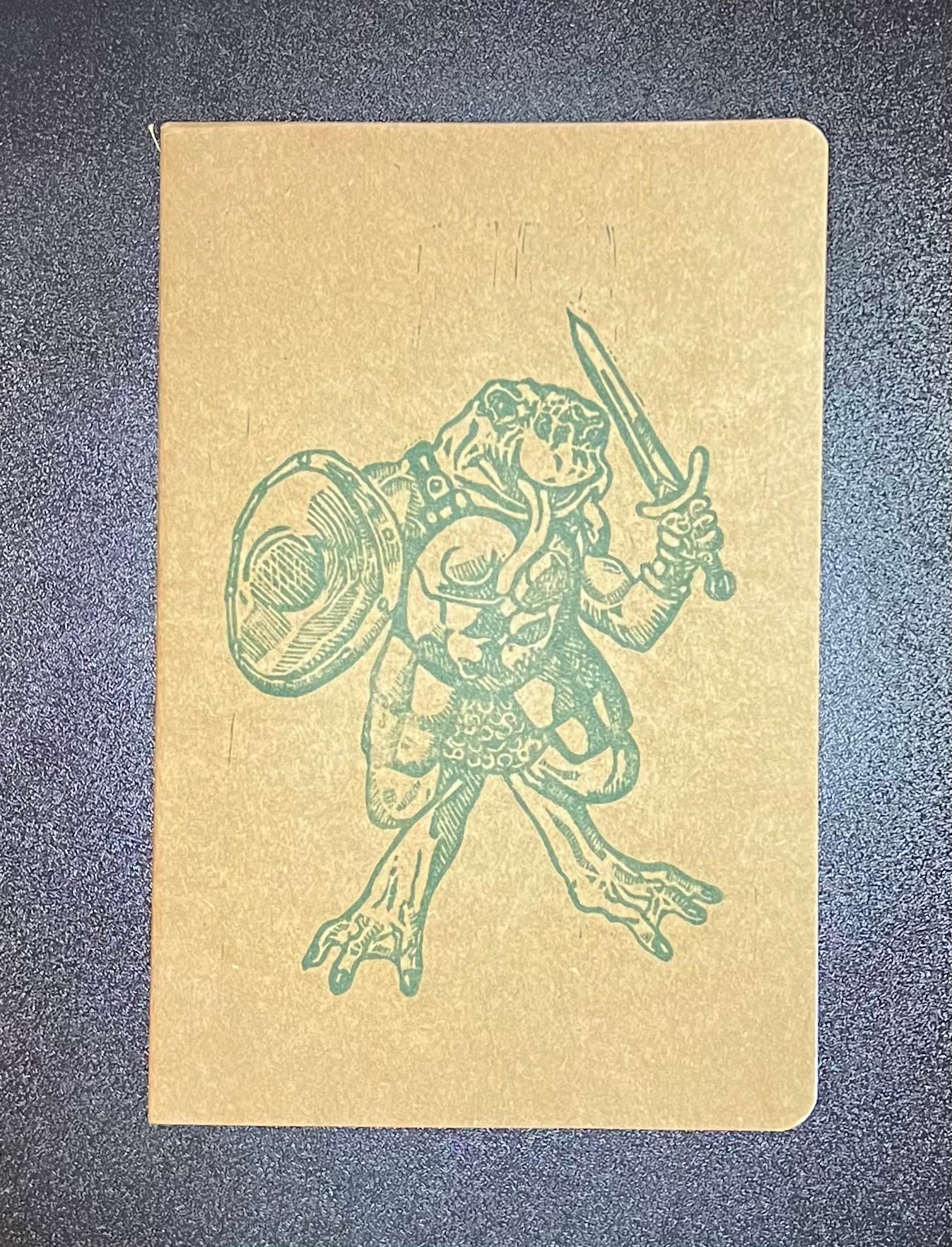 Bullywug Linocut Sketchbook